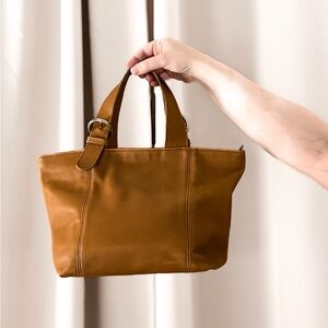 Vintage Coach Tote - Waverly Tote 4133 British Tan